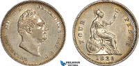 Great Britain Maundy Fourpence William IV -