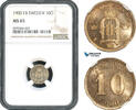 Sweden 10 Ore 1900 NGC MS65