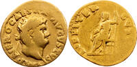 Ancient Aureus 54-68 Rome Nero ss-