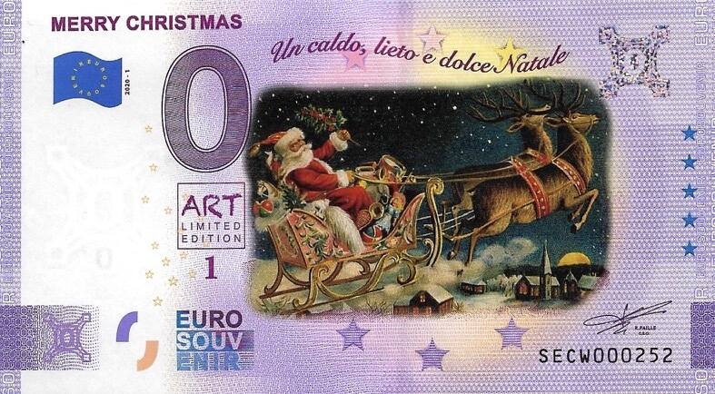 Billet 0 Euro San Marino 2020 – GP Della Riviera Rimini (numéro 1234)
