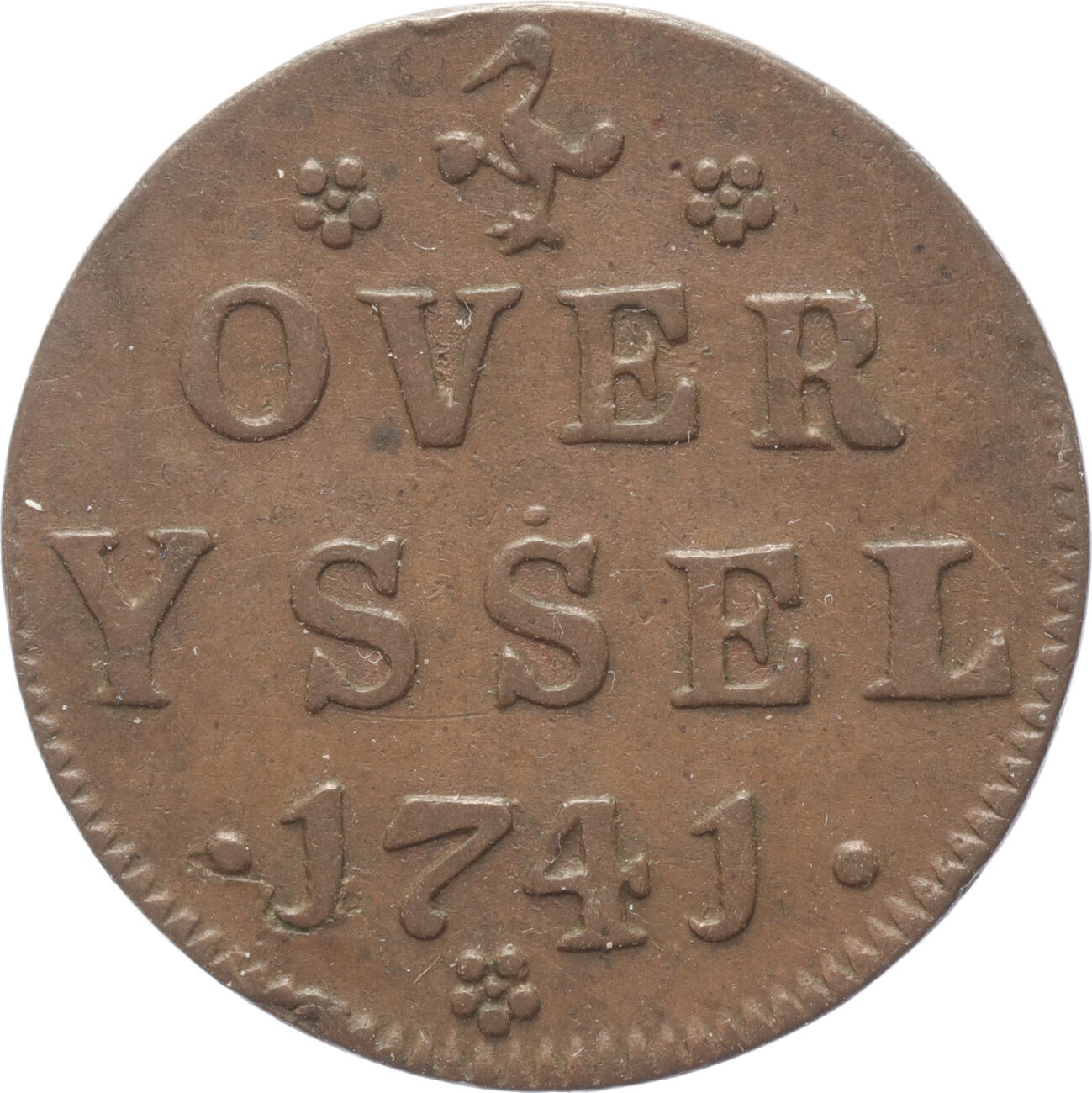 Duit 1741 Overijssel vz
