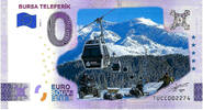 Turkije 0 Euro biljet Turkije 2026 - Bursa Teleferik KLEUR -