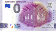 Frankrijk 0 Euro biljet Frankrijk 2026 - Cloître des Cordeliers - Saint-Émilion -