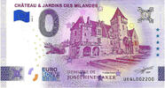 Frankrijk 0 Euro biljet Frankrijk 2026 - Château & Jardins des Milandes -