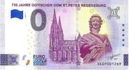 Duitsland 0 Euro biljet Duitsland 2026 - 750 Jahre Gotischer Dom St.Peter Regensburg -