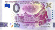 Duitsland 0 Euro biljet Duitsland 2026 - 300. Geburtstag Heinrich von Preussen GOLD LABEL -