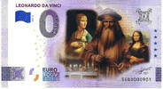 Italië 0 Euro biljet Italië 2026 - Leonardo da Vinci KLEUR -