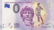Italië 0 Euro Biljet Italië 2018 - David di Michelangelo - Firenze -