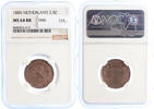  2 1/2 cent 1886 Netherlands Koning Willem III  MS64 RB MS64 RB 225,00 EUR  zzgl. 14,50 EUR Versand