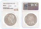  2 1/2 gulden 1848 Netherlands Koning Willem II  MS61 MS61 495,00 EUR  zzgl. 14,50 EUR Versand
