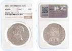  2 1/2 gulden 1847 Netherlands Koning Willem II  AU58 AU58 350,00 EUR  zzgl. 14,50 EUR Versand