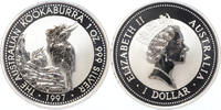 Australia Australië Kookaburra 1 ounce silver -
