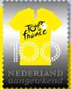 Zilveren Postzegel Tour de France gele trui -