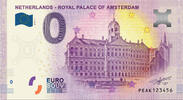 0 Euro biljet Nederland 2019 - Royal Palace of Amsterdam -