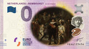 0 Euro biljet Nederland 2019 - Rembrandt De Nachtwacht KLEUR -