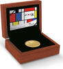 10 euro Piet Mondriaan goud 2022 herdenkingsmunt -
