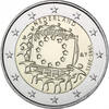 2 Euro Nederland 30 jaar Europese vlag -