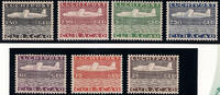 Curaçao NVPH nr. LP82/88 Vliegtuigen postfris -
