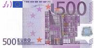 500 Euro biljet met handtekening W.F. Duisenberg (P/F001) -