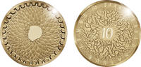 10 Euro 50 Jaar Wereld Natuur Fonds herdenkingsmunt goud -