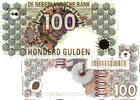 100 gulden 1992 Steenuil 124-1b kwaliteit vz