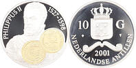 10 gulden Philips II Reaal Nederlandse Antillen -