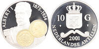 10 gulden Albert I 20 Franc Nederlandse Antillen -
