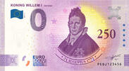 0 Euro biljet Nederland 2022 - 250 jaar Koning Willem I -