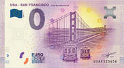 0 Euro biljet USA 2019 - San Francisco #000001 -