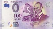 0 Euro biljet Turkije 2019 - Sivas -