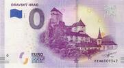 0 Euro biljet Slowakije 2019 - Oravský Hrad -