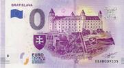 0 Euro biljet Slowakije 2019 - Bratislava Castle 2 -