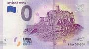 0 Euro Biljet Slowakije 2018 - Spisský Hrad -