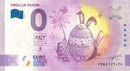 0 Euro biljet Nederland 2022 - Vrolijk Pasen ANNIVERSARY -
