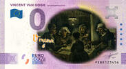 0 Euro biljet Nederland 2022 - Vincent van Gogh VI De Aardappeleters KLEUR -