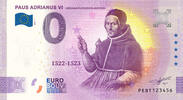 0 Euro biljet Nederland 2022 - Paus Adrianus VI -