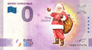 0 Euro biljet Nederland 2022 - Merry Christmas KLEUR -