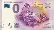 0 Euro biljet Nederland 2020 - Dutch GP Zandvoort -