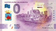 0 Euro biljet Nederland 2022 - Kasteelruïne Valkenburg KLEUR -