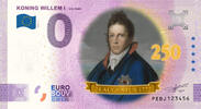 0 Euro biljet Nederland 2022 - 250 jaar Koning Willem I KLEUR -