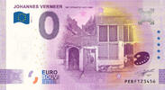 0 Euro biljet Nederland 2021 - Vermeer Het Straatje ANNIVERSARY -
