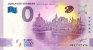 0 Euro biljet Nederland 2021 - Vermeer Gezicht op Delft -