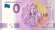 0 Euro biljet Nederland 2021 - Prinses Amalia 18 jaar ANNIVERSARY -