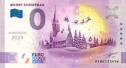 0 Euro biljet Nederland 2021 - Merry Christmas ANNIVERSARY -