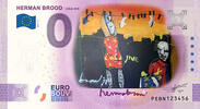 0 Euro biljet Nederland 2021 - Herman Brood Cold Jive KLEUR -