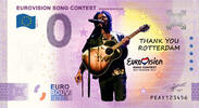 0 Euro biljet Nederland 2021 - Eurovisie Songfestival Jeangu Macrooy KLEUR -
