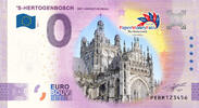 0 Euro biljet Nederland 2021 - ‘s-Hertogenbosch Sint-Janskathedraal KLEUR -