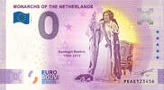 0 Euro biljet Nederland 2020 - Vorsten van Nederland Koningin Beatrix ANNIVERSARY EDITION -