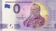 0 Euro biljet Nederland 2020 - Vorsten van Nederland Koning Willem III ANNIVERSARY EDITION -