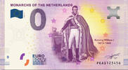 0 Euro biljet Nederland 2020 - Vorsten van Nederland Koning Willem I -